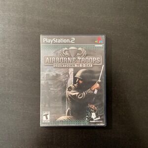 Airborne Troops Countdown to D-Day Sony PlayStation 2 PS2‎ Game Complete